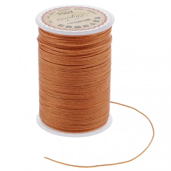 Marque Generique 0.55mm Cuir Couture Fil Ciré Main Couture Réparation Cordon Lumière… 5