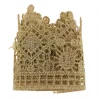Marque Generique 1 Cour D’or Dentelle Brodée Garnitures Artisanat Bricolage Appliques … 16