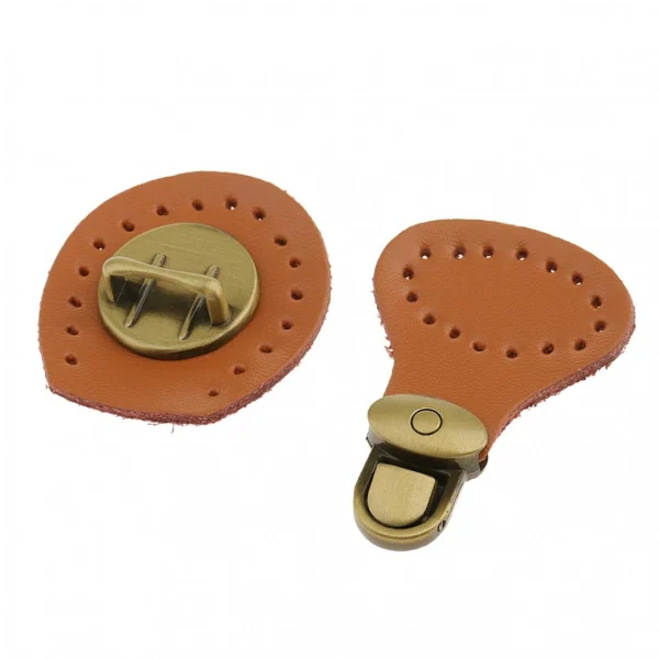 Marque Generique 1 Pièce PU En Cuir Sac Fermetures À Serrure Snap Boucles Fermoir Rem… 6