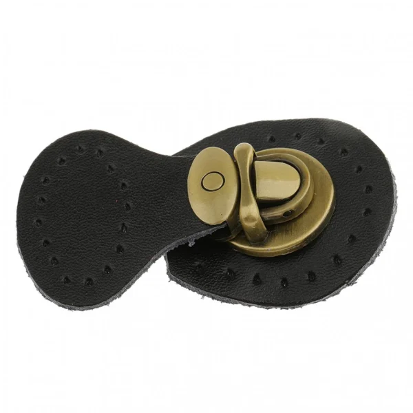 Marque Generique 1 Pièce PU En Cuir Sac Fermetures À Serrure Snap Boucles Fermoir Rem… 3