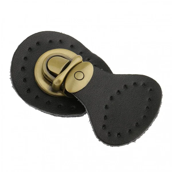 Marque Generique 1 Pièce PU En Cuir Sac Fermetures À Serrure Snap Boucles Fermoir Rem… 5