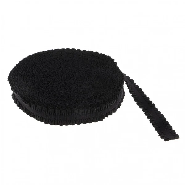 Marque Generique 1 Rouleau Couture Picot Bord Dentelle Extensible Double Ruban De Coutu… 1