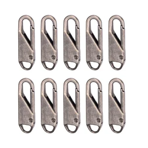 Marque Generique 10 Pcs Zipper Pull Remplacement Zipper Gripper Fixer Tabs Gun 13