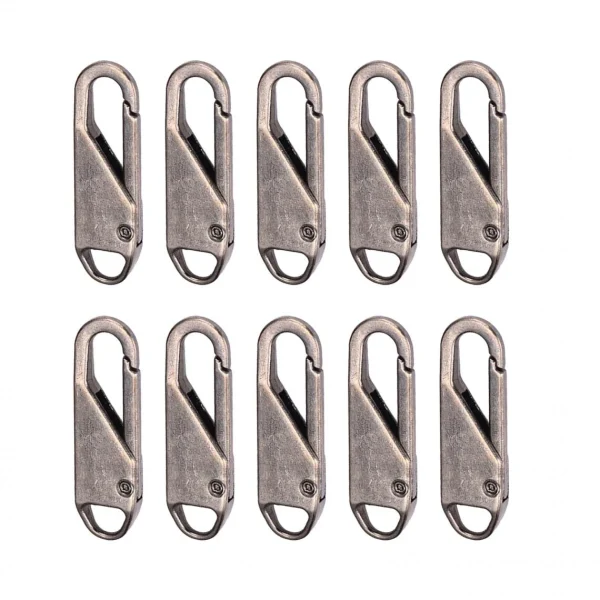 Marque Generique 10 Pcs Zipper Pull Remplacement Zipper Gripper Fixer Tabs Gun 5
