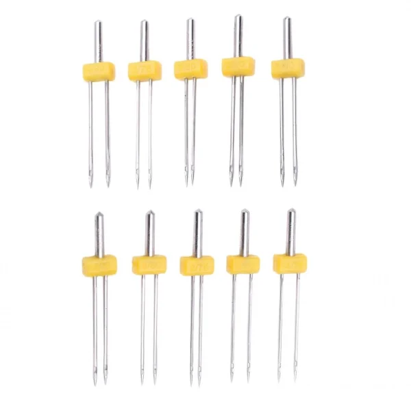 Marque Generique 10 Tailles Double Double Aiguilles Pour Chanteur Machine À Coudre A… 1