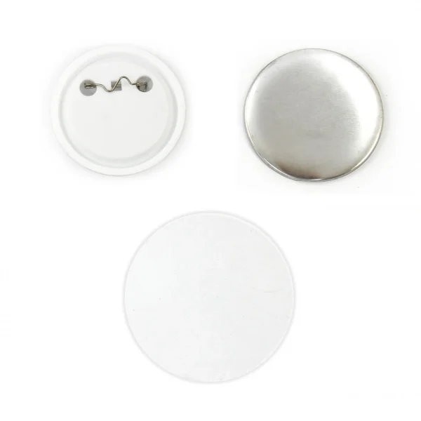 100 Composants De Badges 58mm Pour Machine à Badges PixMax 1