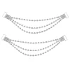 Marque Generique Chaîne En Métal De Boucle De Cristal De Bikini De Fausse Pierre De C… 5