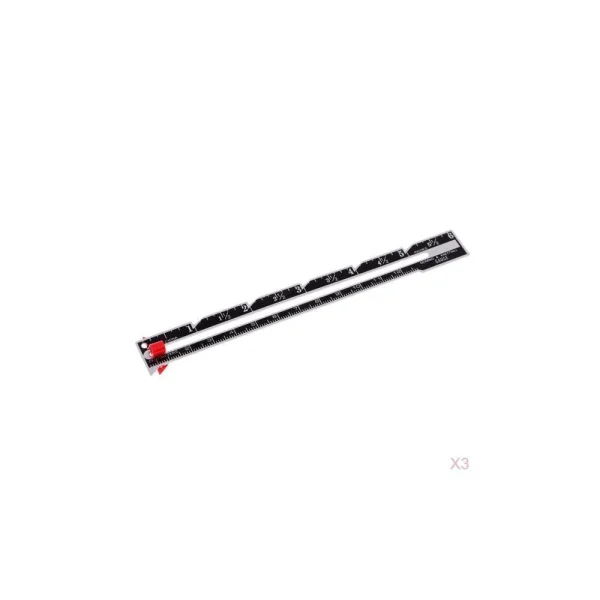 Marque Generique 3pcs Règle De Couture Outil De Mesure Bricolage De Robe Modèle Vête… 1