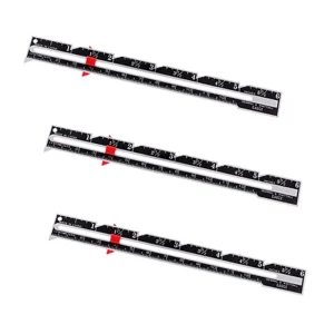 Marque Generique 3pcs Règle De Couture Outil De Mesure Bricolage De Robe Modèle Vête… 9