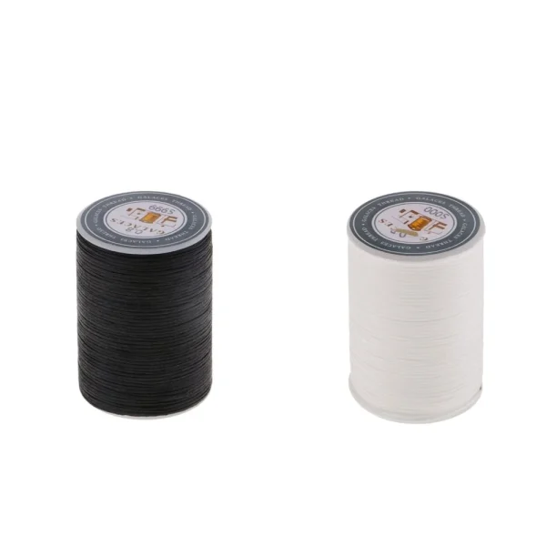 Marque Generique 2 Rouleaux 0.8mm Forte Polyester Fil à Coudre Perles Cordons Denim Bo… 1