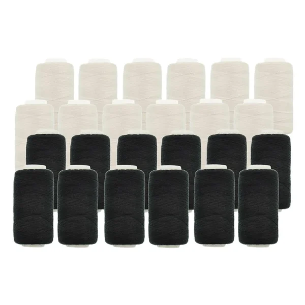 Marque Generique Kit De Fil De Polyester De Fil à Coudre 24pcs Pour Machines à Coudre 1