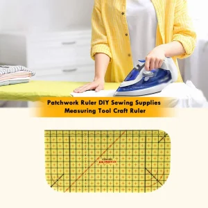 Marque Generique Bricolage Patchwork Règle De Repassage à Chaud Outil De Couture Et 1… 11