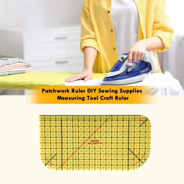 Marque Generique Bricolage Patchwork Règle De Repassage à Chaud Outil De Couture Et 1… 4