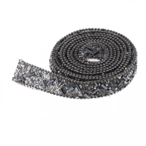Marque Generique 1yd Ruban Wrap Cristal Perlé Garniture Vêtements Applique Party Deco… 13