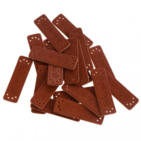 Marque Generique 20 Pcs Rétro En Cuir Marron étiquette à La Main étiquettes Bricola… 3