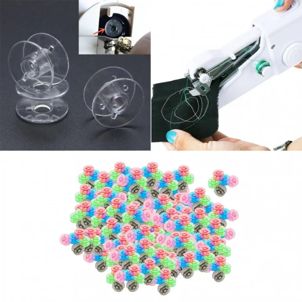 Marque Generique 200 Pièces De Rechange Transparentes De Bobines De Machine à Coudre … 5