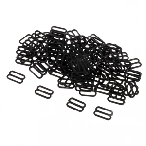 Marque Generique 200pcs Crochets Nylon Soutien-Gorge Boucles Curseurs Crochets 8 Attach… 15