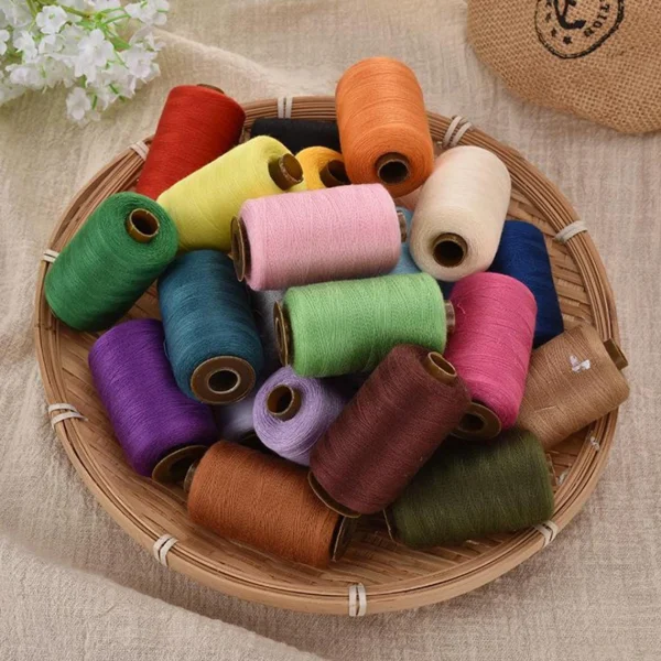 Marque Generique 24 Bobine Fils À Coudre 1000 Mètres Assorties Couleur Polyester Fil … 3