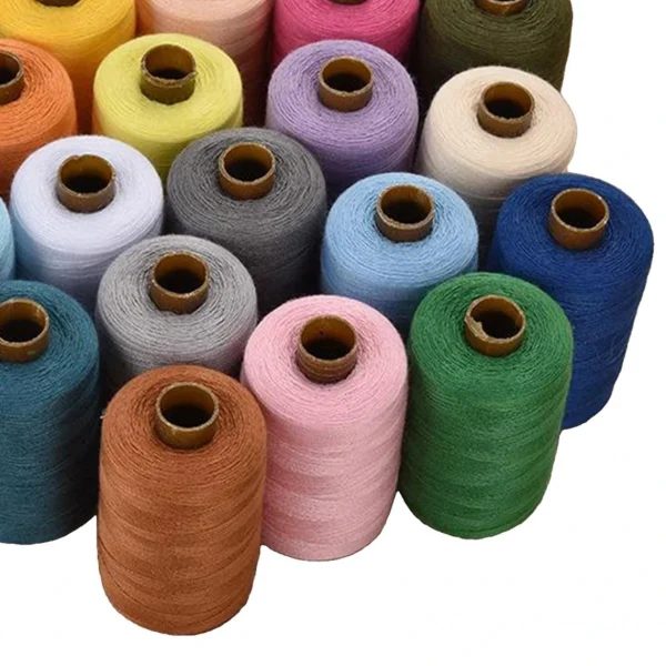 Marque Generique 24 Bobine Fils À Coudre 1000 Mètres Assorties Couleur Polyester Fil … 6