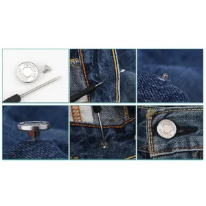Marque Generique 3 Pièces Boutons En Jean Détachables Amovibles Réduisent La Taille … 15
