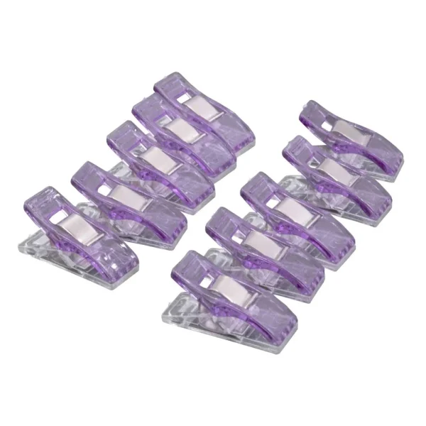 Vhbw 10x Wonderclips Pinces à Tissu épingles Plastique Lilas Pour Fa… 1