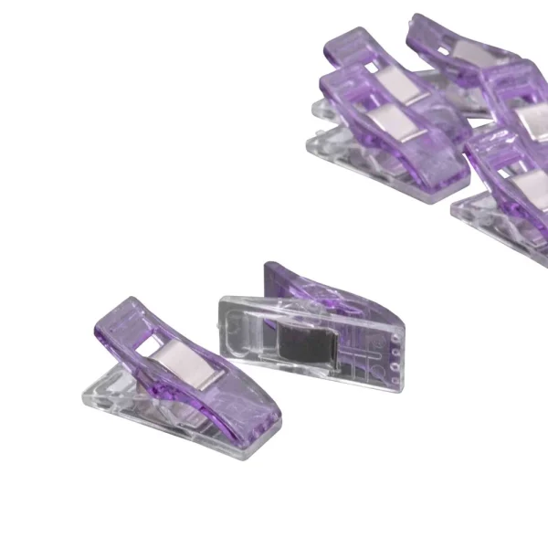 Vhbw 10x Wonderclips Pinces à Tissu épingles Plastique Lilas Pour Fa… 3