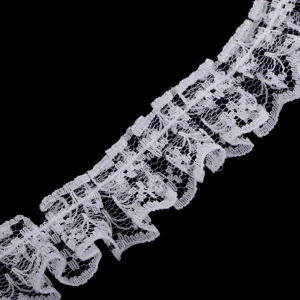 Marque Generique 5 Verges Couleurs Diverses Ruban Floral Élastique Garniture Dentelle … 13