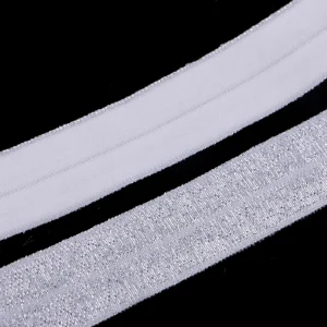 Marque Generique 5 Yards Couture Paillettes élastiques Garnitures De Ruban Extensible … 11