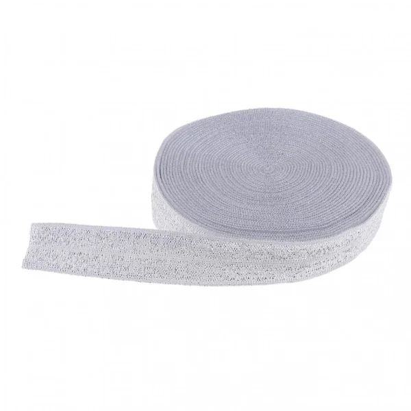 Marque Generique 5 Yards Couture Paillettes élastiques Garnitures De Ruban Extensible … 5