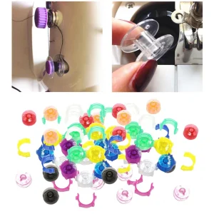 Marque Generique 50pcs Canette à Coudre Petits Clips Quilting Fil Porte-bobine Outil C… 9
