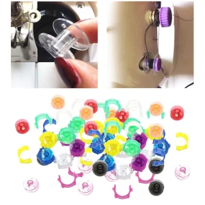 Marque Generique 50pcs Canette à Coudre Petits Clips Quilting Fil Porte-bobine Outil C… 11