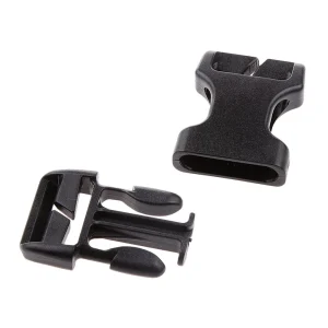 Marque Generique 1pcs Boucle De Libération Latérale En Plastique Noir Boucles Sangle … 11