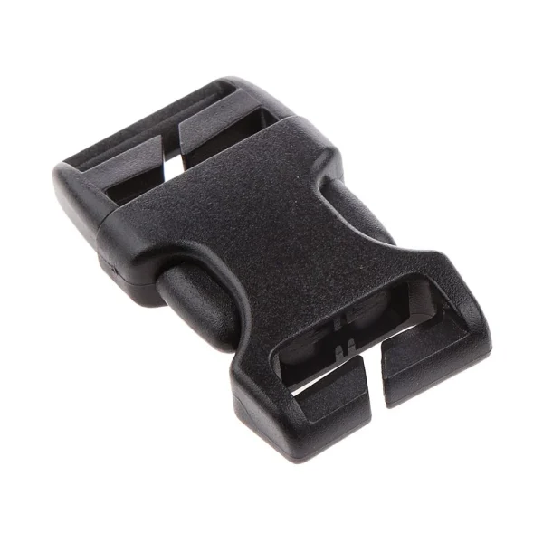 Marque Generique 1pcs Boucle De Libération Latérale En Plastique Noir Boucles Sangle … 5