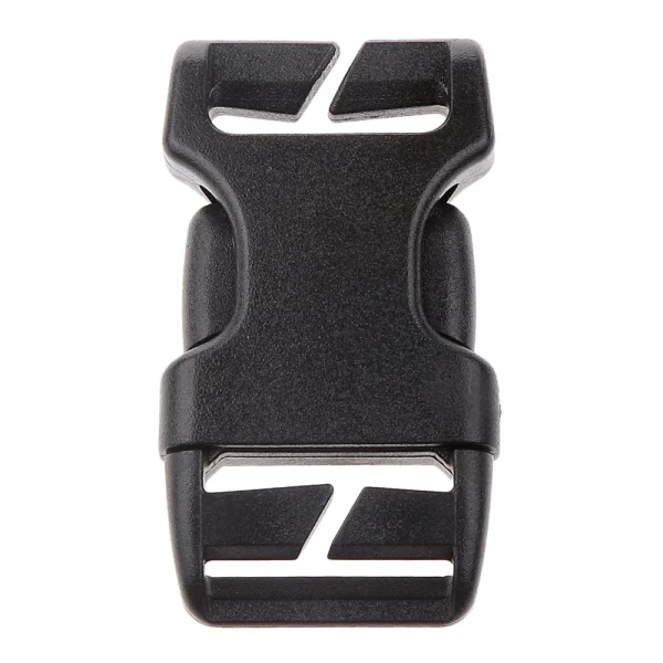Marque Generique 1pcs Boucle De Libération Latérale En Plastique Noir Boucles Sangle … 6