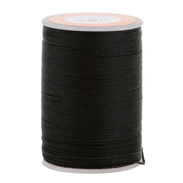Marque Generique Chaîne Cirée Ronde De Fil De Couture De Polyester De 2 Bobines De 0…. 5