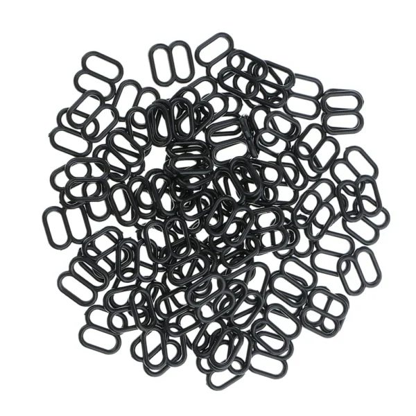 Marque Generique 100 Pièces En Plastique Soutien-gorge Lingerie Sangle Clips Crochet C… 3