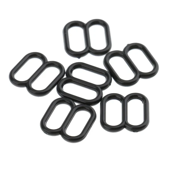 Marque Generique 100 Pièces En Plastique Soutien-gorge Lingerie Sangle Clips Crochet C… 4