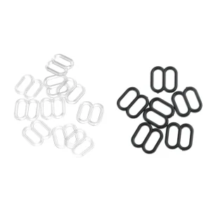 Marque Generique 100 Pièces En Plastique Soutien-gorge Lingerie Sangle Clips Crochet C… 13