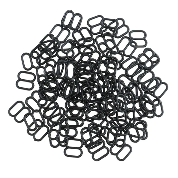 Marque Generique 100 Pièces En Plastique Soutien-gorge Lingerie Sangle Clips Crochet C… 6