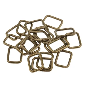 Marque Generique 20 Pièces En Métal Connecteur à Boucle Carrée Pour Bricolage Sac A… 9
