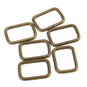 Marque Generique 20 Pièces En Métal Connecteur à Boucle Carrée Pour Bricolage Sac A… 11