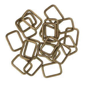 Marque Generique 20 Pièces En Métal Connecteur à Boucle Carrée Pour Bricolage Sac A… 15