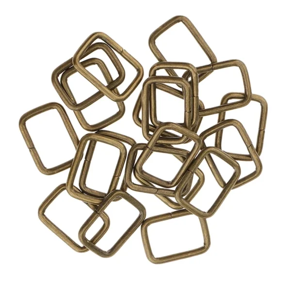 Marque Generique 20 Pièces En Métal Connecteur à Boucle Carrée Pour Bricolage Sac A… 6
