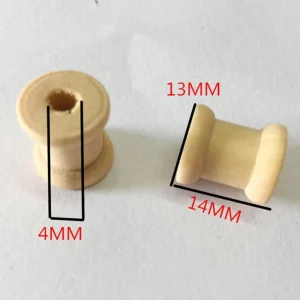 Marque Generique En Fil Bois Perles En Bois Fournitures Couture 9