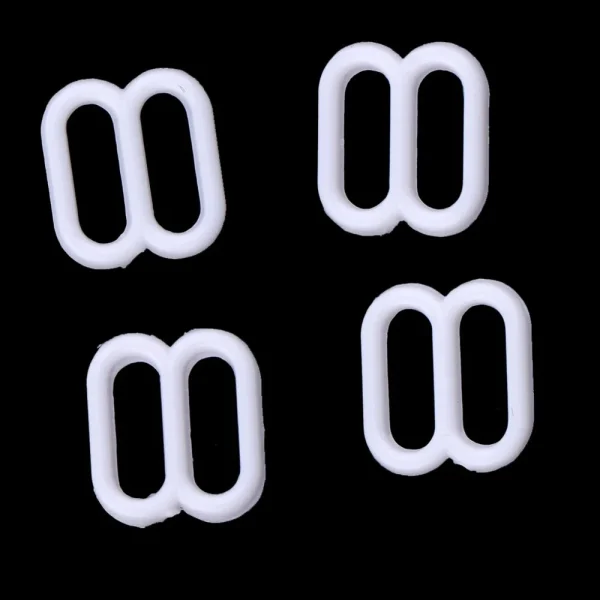 Marque Generique 100 Pièces Soutien-gorge En Plastique Lingerie Sangle Clips Crochet B… 4