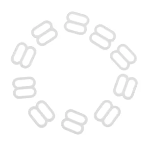 Marque Generique 100 Pièces Soutien-gorge En Plastique Lingerie Sangle Clips Crochet B… 13