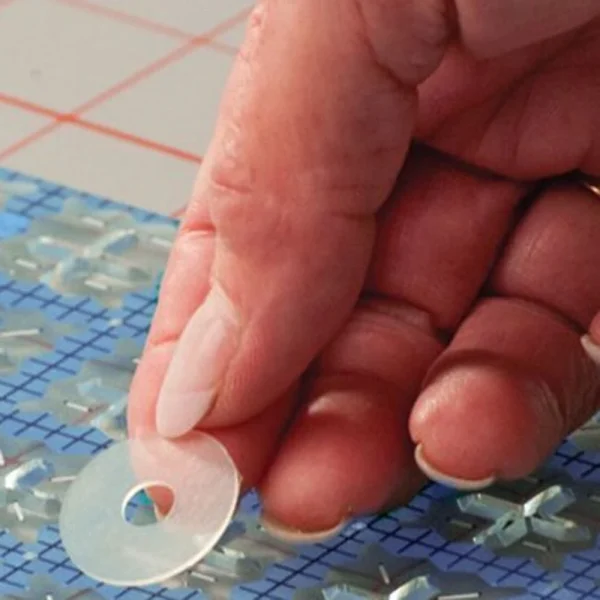 Marque Generique 10 Feuilles De Règle En Gel De Silicone Poignées Anneaux Adhésifs A… 4