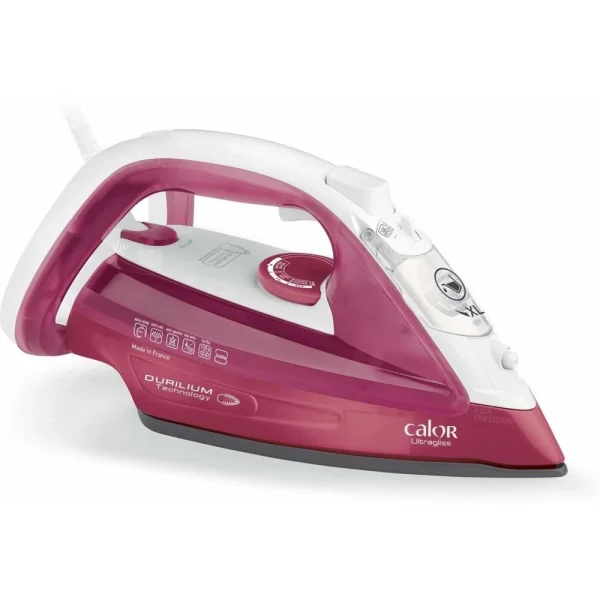 Tefal Fer à Repasser Vapeur De 0,30L 2400W Framboise Blanc 1