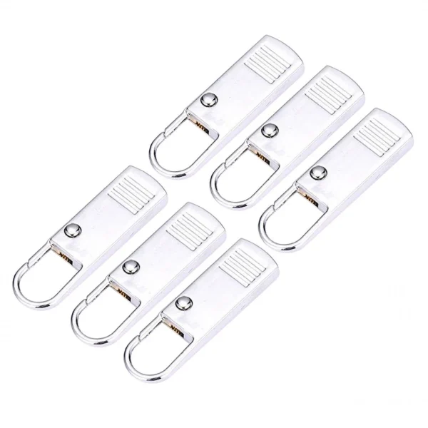 Marque Generique 6pcs Métal Détachable étiquettes à Glissière Réparation Languett… 1