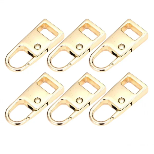 Marque Generique 6pcs Métal Détachable étiquettes à Glissière Réparation Languett… 3